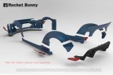 GReddy 13+ Scion FR-S Version 2 Greddy X Rocket Bunny 86 Aero Side Skirts Only thumbnail 5