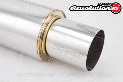 GReddy 3.0in Universal Revolution Muffler thumbnail 1