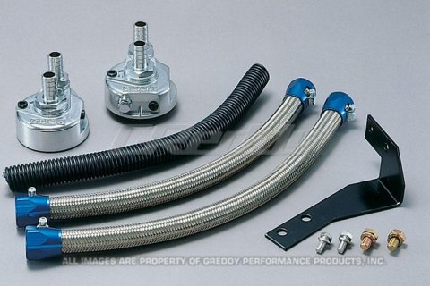 GReddy Universal Oil Filter Relocation Kit- M20x1.5 thumbnail 2