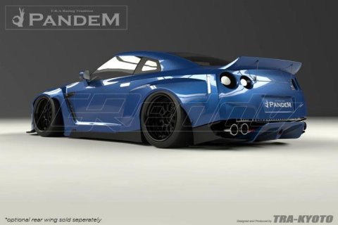 GReddy 09+ Nissan GT-R R35 Pandem Aero Front Fenders Only thumbnail 3