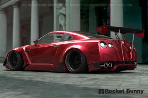 GReddy Rocket Bunny R35 V2 Front Canards (FRP) thumbnail 6