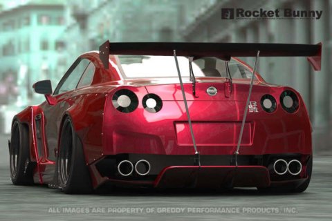 GReddy Rocket Bunny R35 V2 Front Canards (FRP) thumbnail 7