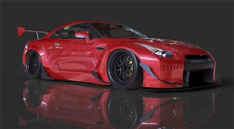 GReddy Rocket Bunny R35 V2 Front Canards (FRP) thumbnail 8