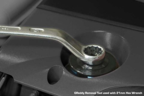 GReddy Type-B Oil Filler Cap Mazda M35-P4.0 - Blue thumbnail 5