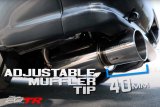 GReddy PE-TR Rolled Tip-Burnt-Ti L 130mm x 115mm thumbnail 3