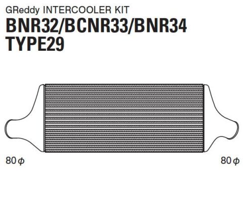 GReddy 89-94 Nissan BNR32 Intercooler Kit (Special Order)