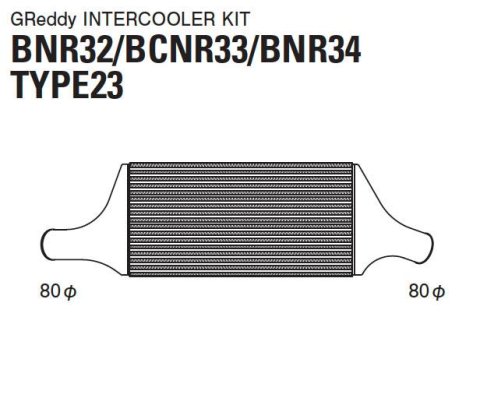 GReddy 89-02 Nissan Skyline BNR32/33/34 Intercooler Kit (Special Order)