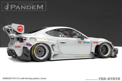 GReddy Scion FR-S Pandem Wide Body V3 Front Canard thumbnail 1