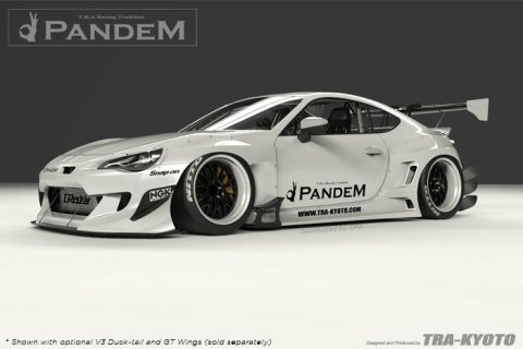 GReddy Scion FR-S Pandem Wide Body V3 Front Canard thumbnail 5