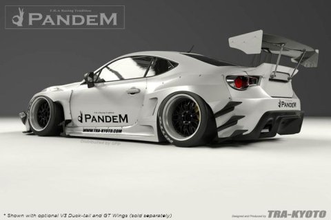 GReddy Scion FR-S Pandem Wide Body V3 Front Canard thumbnail 7