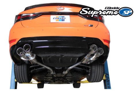 GReddy 2015+ Lexus GS-F Dual 63.5mm Supreme SP Axle-Back Exhaust w/ Quad Offset Tips thumbnail 2
