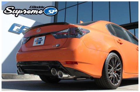 GReddy 2015+ Lexus GS-F Dual 63.5mm Supreme SP Axle-Back Exhaust w/ Quad Offset Tips thumbnail 3