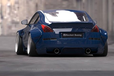 GReddy Nissan Z33 Rocket Bunny Aero Kit - Front Fenders thumbnail 1