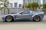 GReddy Pandem 97-04 Chevrolet Corvette C5 Fastback Coupe Rocket Bunny Full Widebody Aero Kit w/ Wing thumbnail 4