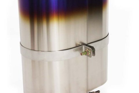 GReddy Universal 3.0in RS-Ti Oval Titanium Muffler thumbnail 3
