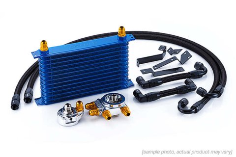 GReddy 97-04 Toyota Aristo ( JZS161) 13 Row Oil Cooler Kit w/ Oil Filter Relocation thumbnail 1