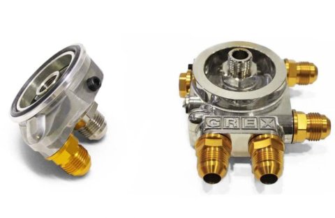 GReddy 97-04 Toyota Aristo ( JZS161) 13 Row Oil Cooler Kit w/ Oil Filter Relocation thumbnail 5