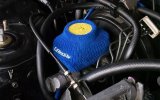 GReddy Underline Logo Reservoir Cover - Blue thumbnail 3