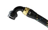 GReddy AN10 90 Degree Swivel Hose End - Black/Gold Anodized thumbnail 1