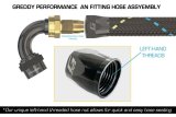 GReddy AN10 90 Degree Swivel Hose End - Black/Gold Anodized thumbnail 6
