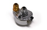 GReddy TYPE-G OIL FILTER RELOCATION BLOCK USES M20xP1.5 FILTER 10AN thumbnail 1