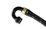 GReddy AN08 180 DEGREE HOSE END SWIVEL BLACK/GOLD ANODIZED thumbnail 1