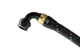 GReddy AN08 90 DEGREE HOSE END SWIVEL BLACK/GOLD ANODIZED thumbnail 1