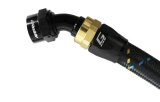 GReddy AN12 45 DEGREE HOSE END SWIVEL BLACK/GOLD ANODIZED thumbnail 1