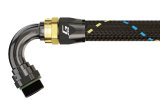 GReddy AN12 120 DEGREE ORB MALE BLACK/GOLD ANODIZED thumbnail 1