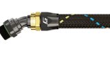 GReddy AN12 30 DEGREE ORB MALE BLACK/GOLD ANODIZED thumbnail 1