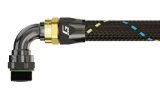 GReddy AN12 90 DEGREE ORB MALE BLACK/GOLD ANODIZED thumbnail 1