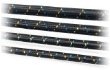 GReddy AN12 REUSABLE HOSE NYLON BRAIDED BLACK/GOLD/BLUE (PRICED PER FOOT) thumbnail 1