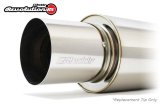 GReddy Universal 3in Revolution RS Muffler SS Tip - 115mm Dia / 185mm Length thumbnail 5