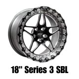 Belak 18x10 / 6.75in BS / 5x4.75 BP / High Pad / Series 3 Wheel - Non-Beadlock thumbnail 1