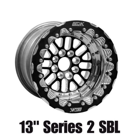 Belak 13x9 / 5in BS / 4x100 BP / High Pad / Series 2 Wheel - Single Beadlock thumbnail 1