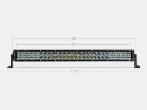 Cali Raised 16-23 Tacoma Stealth Bumper Second 32In Light Bar With Relocation Mounts - Combo