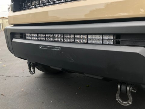 Cali Raised 14-21 Toyota Tundra 32In Lower Bumper Hidden Led Light Bar Kit - Combo Beam No Switch thumbnail 1