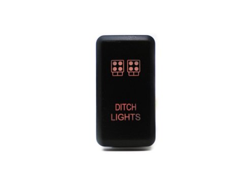 Cali Raised Tall Style Toyota OEM Style Ditch Lights Switch - Amber