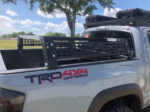 Cali Raised 05-23 Toyota Tacoma Overland Bed Rack - Long Bed Tall Height Rack thumbnail 2