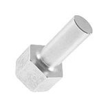 Synergy 94-08 Dodge Ram 4x4 Steering Box Brace Sector Shaft Stud (Zinc Plated) thumbnail 1