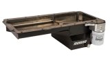 Moroso GM LS Swap/Early F-Body (w/Rear Sump/Spin-On Filter Adapter) Wet Sump 6in Steel Oil Pan - Blk thumbnail 9
