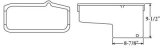 Moroso Pre-80 Chevrolet Small Block (w/Driver Side Dipstick) Wet Sump 7qt 9.5in Steel Oil Pan - Blk thumbnail 5