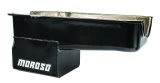 Moroso Pre-80 Chevrolet Small Block (w/Driver Side Dipstick) Wet Sump 7qt 9.5in Steel Oil Pan - Blk thumbnail 7