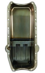Moroso Pre-80 Chevrolet Small Block (w/Driver Side Dipstick) Wet Sump 7qt 9.5in Steel Oil Pan - Blk thumbnail 8