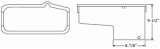 Moroso 80-85 Chevrolet SBC (w/Passenger Side Dipstick) Wet Sump 7qt 9.5in Steel Oil Pan - Black thumbnail 5