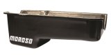 Moroso Pre-80 Chevrolet Small Block (w/Driver Side Dipstick) Wet Sump 5qt 7.5in Steel Oil Pan - Blk thumbnail 2