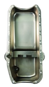 Moroso Pre-80 Chevrolet Small Block (w/Driver Side Dipstick) Wet Sump 5qt 7.5in Steel Oil Pan - Blk thumbnail 8