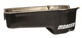 Moroso 80-85 Chevrolet Small Block (w/Pssngr Side Dipstick) Wet Sump 5qt 7.5in Steel Oil Pan - Black thumbnail 2