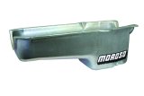 Moroso 80-85 Chevrolet Small Block (w/Pssngr Side Dipstick) Wet Sump 5qt 7.5in Steel Oil Pan - Black thumbnail 6