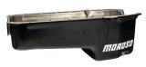 Moroso 80-85 Chevrolet Small Block (w/Pssngr Side Dipstick) Wet Sump 5qt 7.5in Steel Oil Pan - Black thumbnail 9